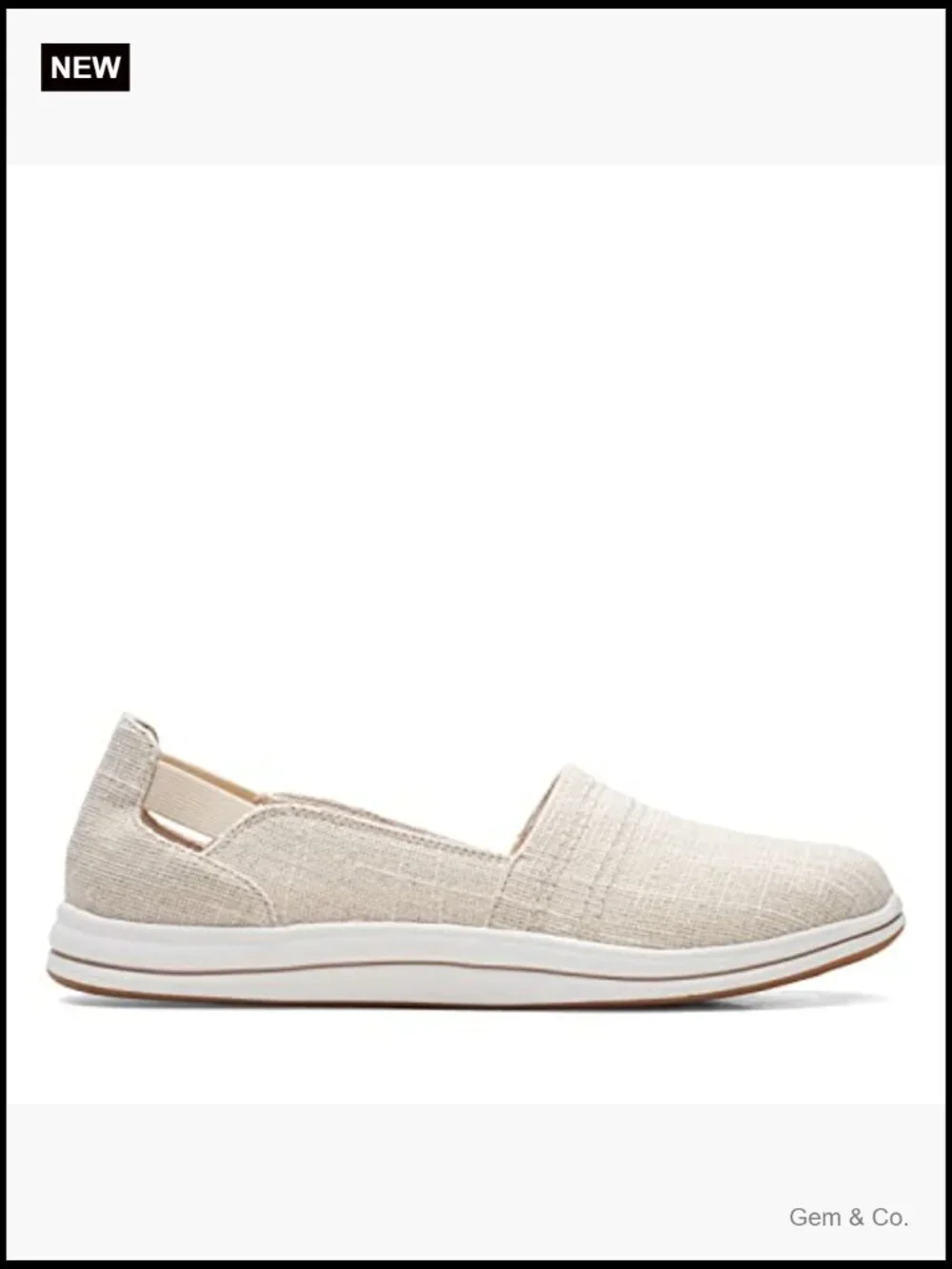 Breathable Textile Loafer with Cushioned Footbed